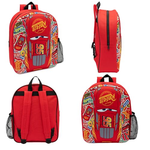 Disney Cars Backpack Kids Lightning McQueen School Bag Childrens Nursery Lunch Rucksack Red 95 - My Little Legends