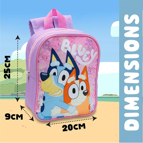 Bluey Kids Backpack Preschool Bag Toddlers Girls Boys Mini Nursery Rucksack - Ages 1-3 years - My Little Legends