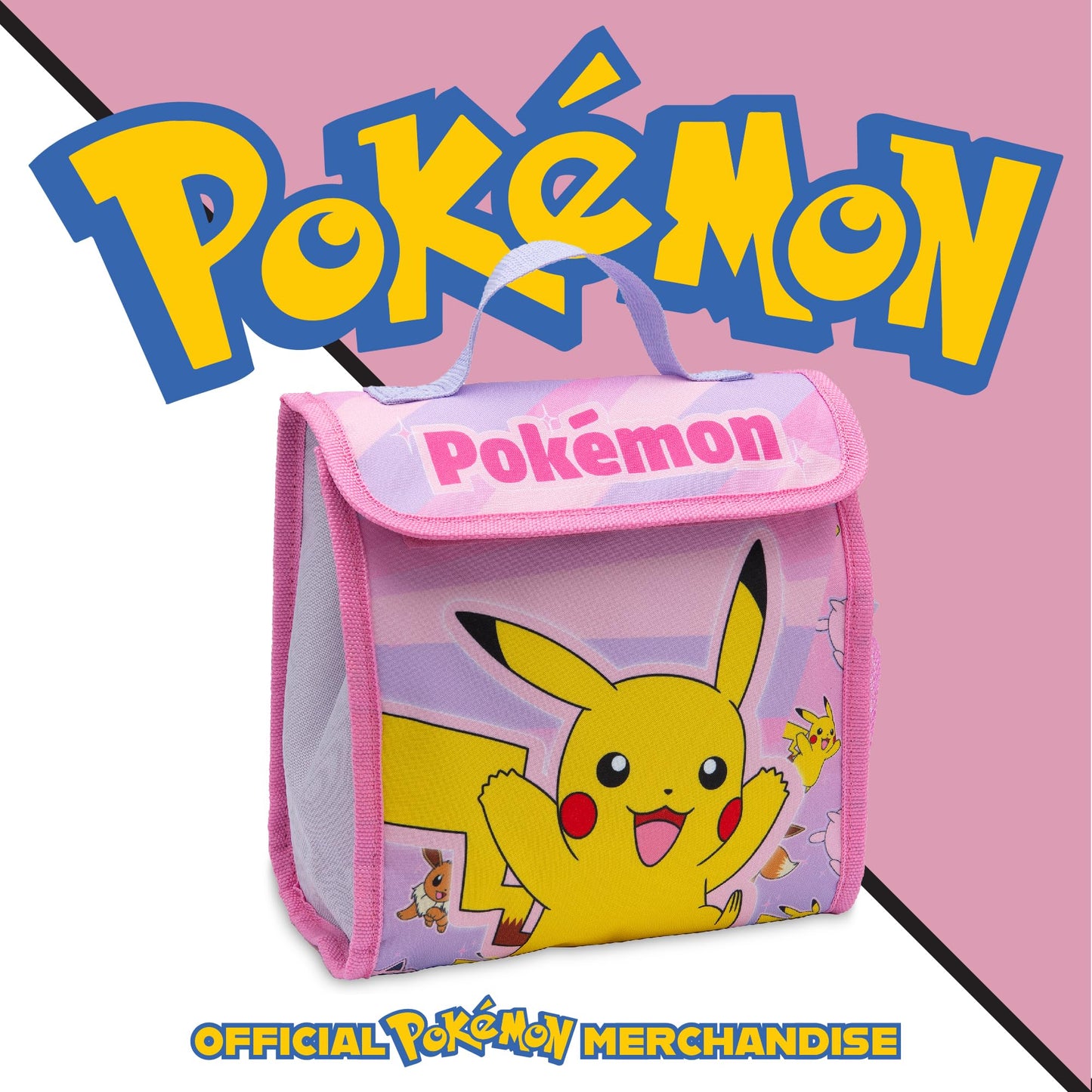 Pokémon Kids Lunch Bag Pikachu Girls Childrens Thermal Insulated School Nursery Lunchbag - My Little Legends
