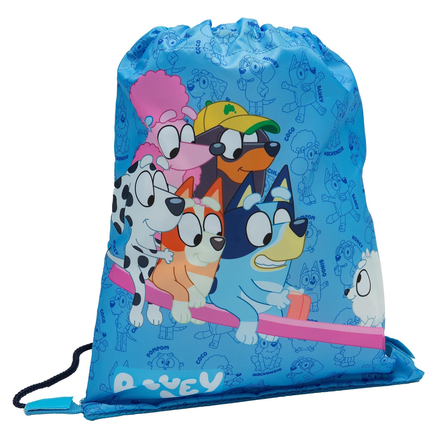 Bluey & Friends Drawstring Bag Kids PE Kit Gym Swim Bag For Boys & Girls School Trainer School Backpack - My Little Legends