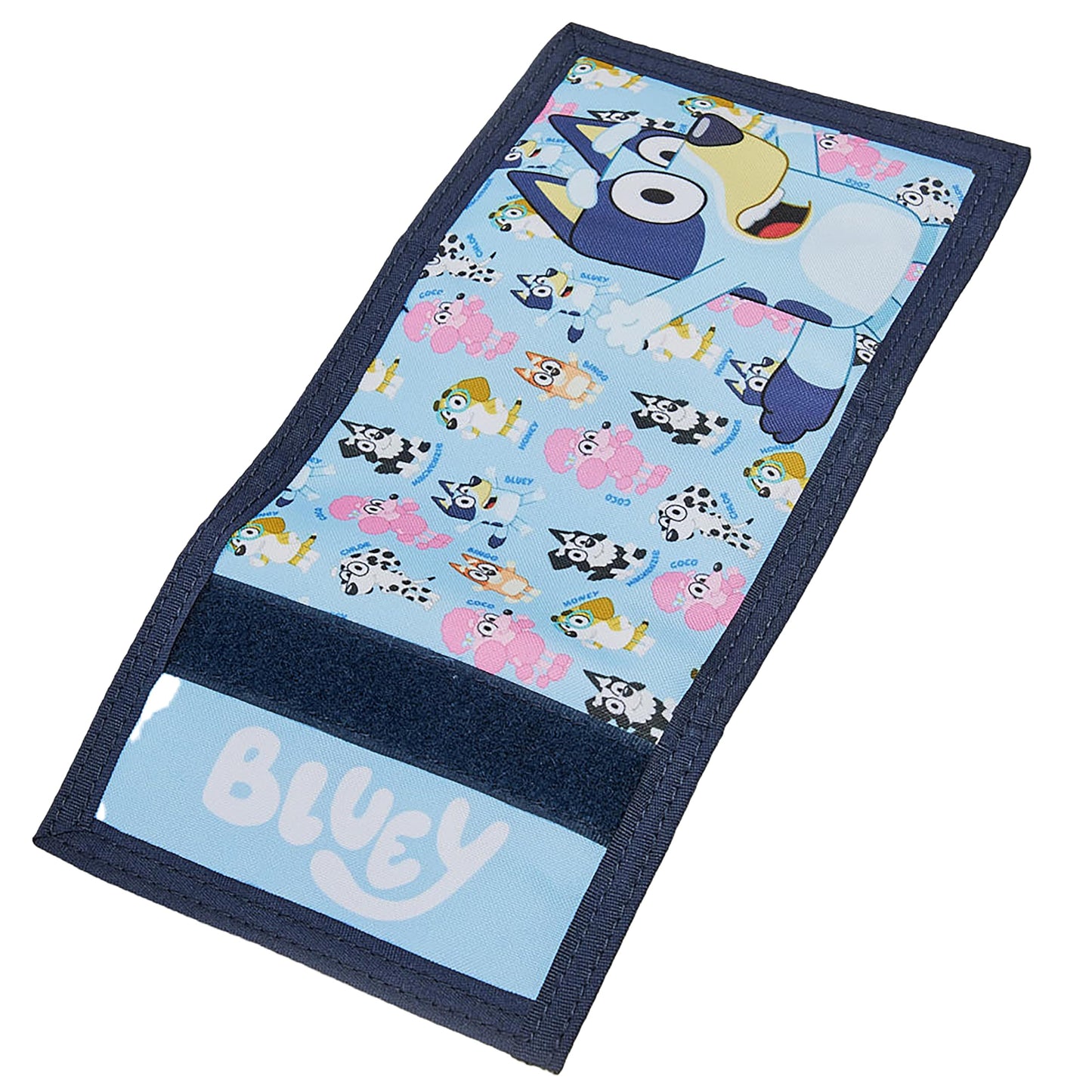 Bluey Kids Wallet Trifold Wallet with ID Pocket & Zipped Coin Purse Official Merchandise for Girls & Boys - My Little Legends