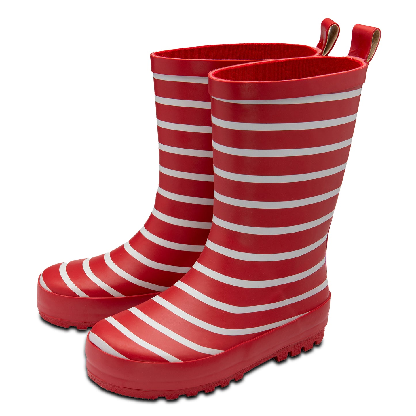 NorthSole Kids Wellies Striped Rubber Wellington Boots Boys & Girls Childrens Welly Sizes 9-2 - My Little Legends