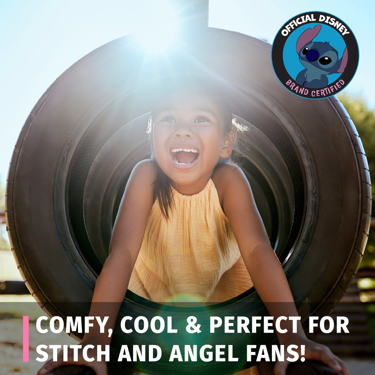 Disney Stitch Girls Sliders Kids Sandals Beach Or Pool Shoes For Children - My Little Legends