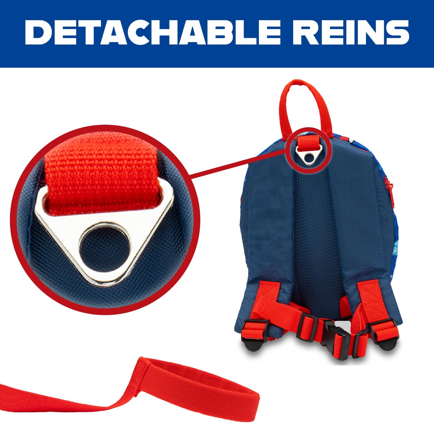 Marvel Spidey And His Amazing Friends Kids Backpack with Reins and Harness Toddler Bag Spiderman Ages 1-3 Years - My Little Legends