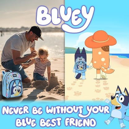 Bluey Backpack Kids School Bag Childrens Boys & Girls Nursery Rucksack - Blue - My Little Legends