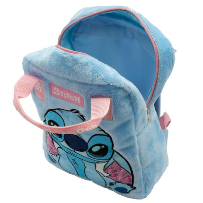 Disney Lilo and Stitch Girls Backpack Kids School Bag Childrens Faux Fur Rucksack - My Little Legends