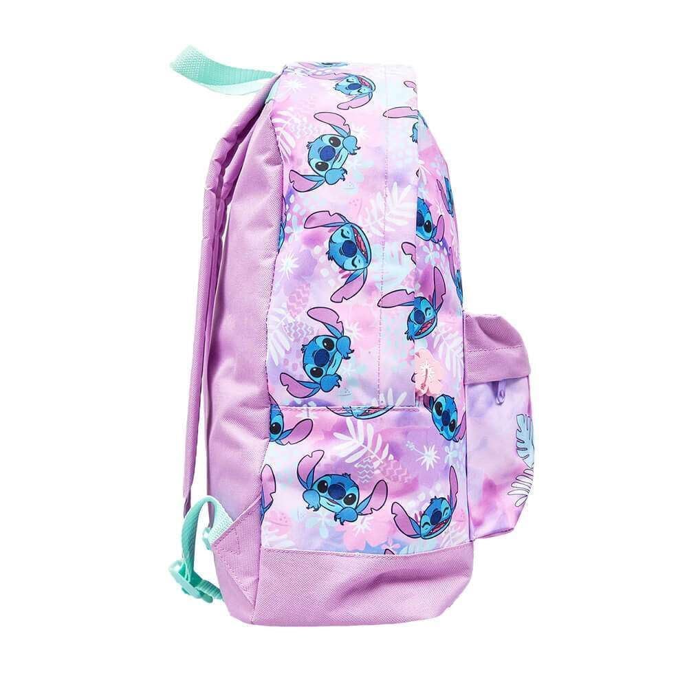 Disney Stitch Childrens Backpack Kids School Bag Roxy Girls Rucksack - Purple - My Little Legends