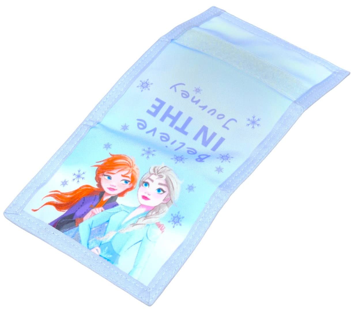 William Lamb Girl's Frozen Believe in The Journey Tri-Fold Wallet, Blue, One Size - My Little Legends