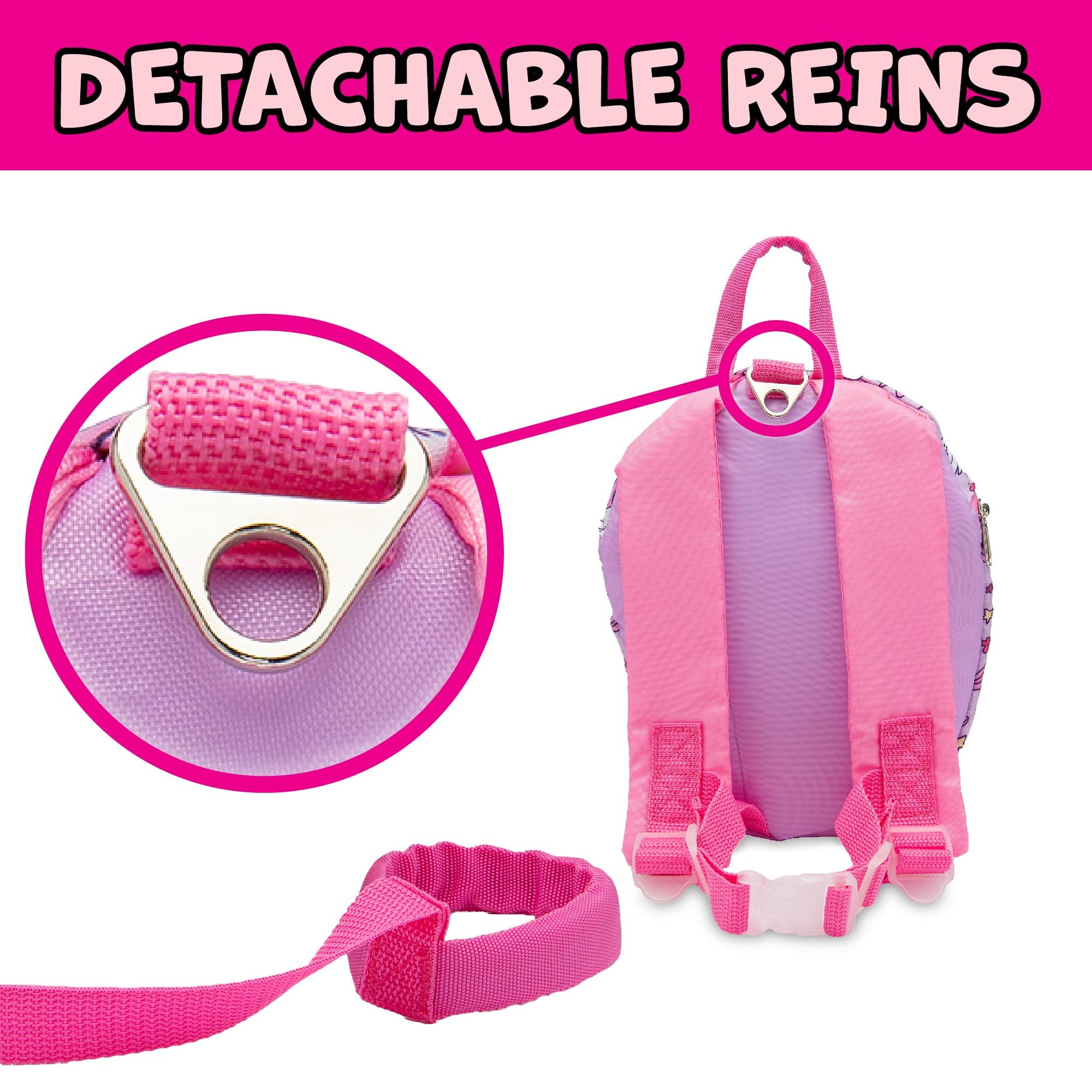 NorthSole Toddler Backpack with Safety Reins Nursery Bag Infants Mini Rucksack for Kids Child Harness 1-3 Years - My Little Legends
