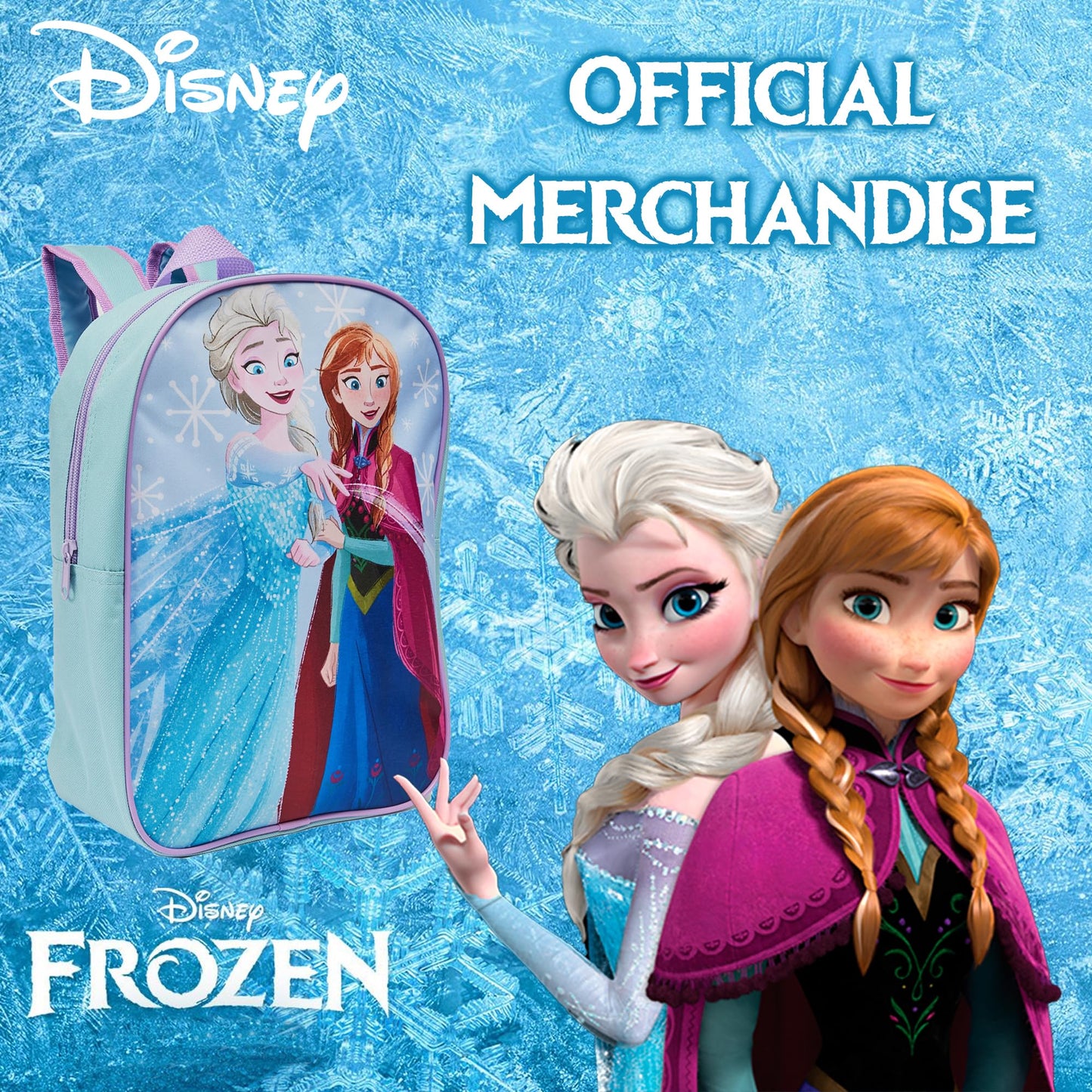 Disney Frozen Elsa & Anna Kids Backpack Childrens School Rucksack Travel Bag Girls - My Little Legends