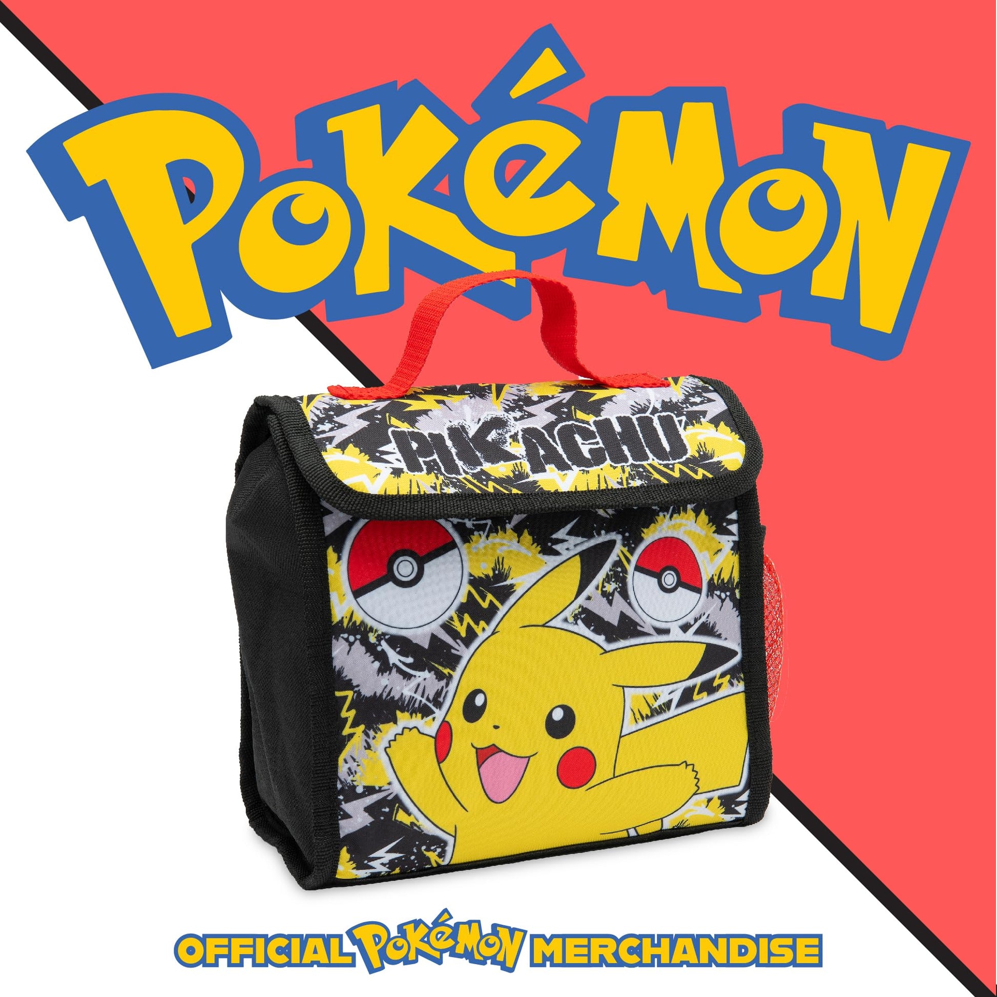 Pokémon Kids Lunch Bag Pikachu Boys & Girls Childrens Thermal Insulated School Nursery Lunchbag - My Little Legends