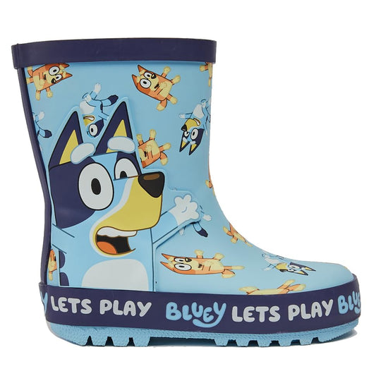 Bluey Kids Wellies Childrens Rubber Wellington Rain Boots Girls Boys Snow Welly - My Little Legends