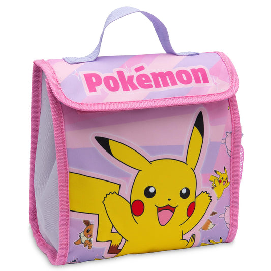 Pokémon Kids Lunch Bag Pikachu Girls Childrens Thermal Insulated School Nursery Lunchbag - My Little Legends