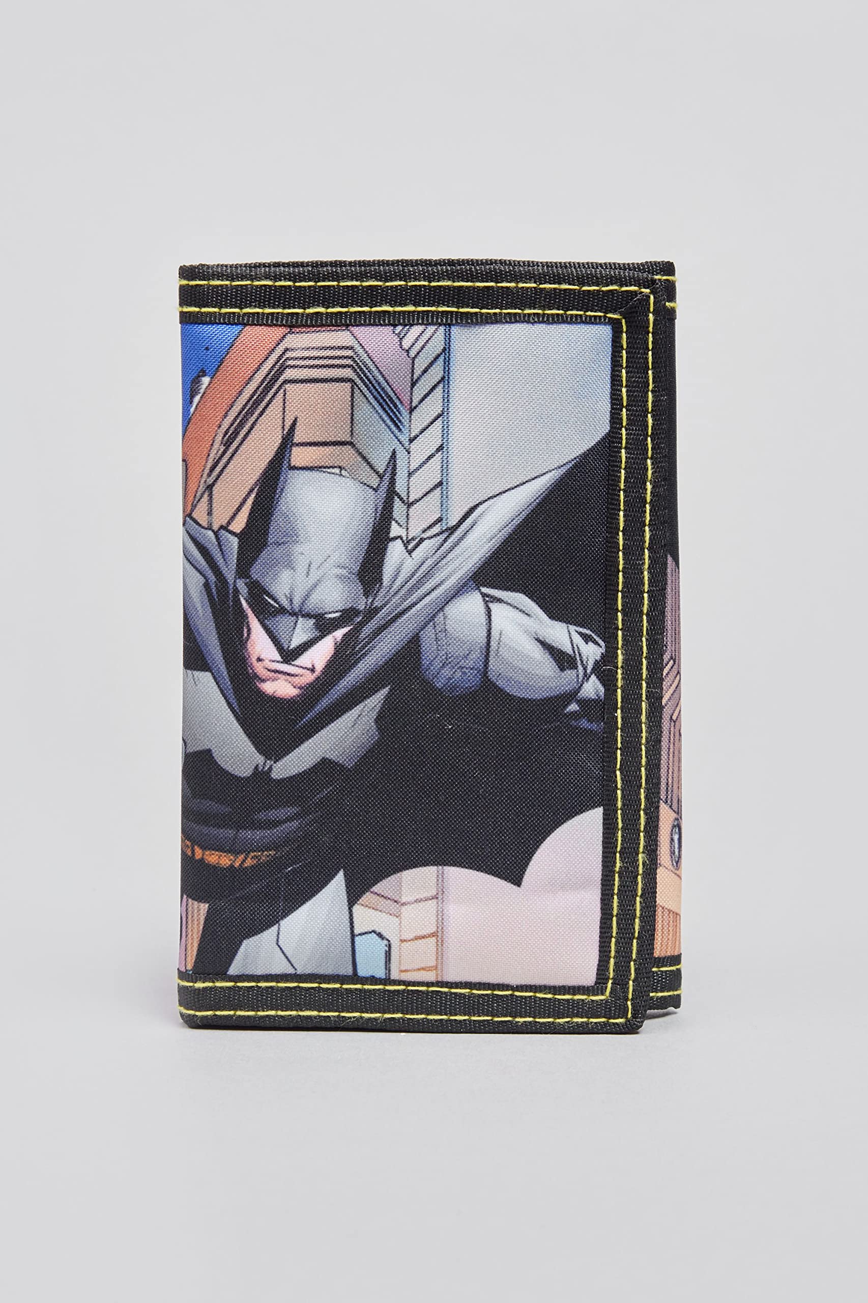 William Lamb Unisex Kid's Batman Wallet Tri-Fold, Black, One Size - My Little Legends
