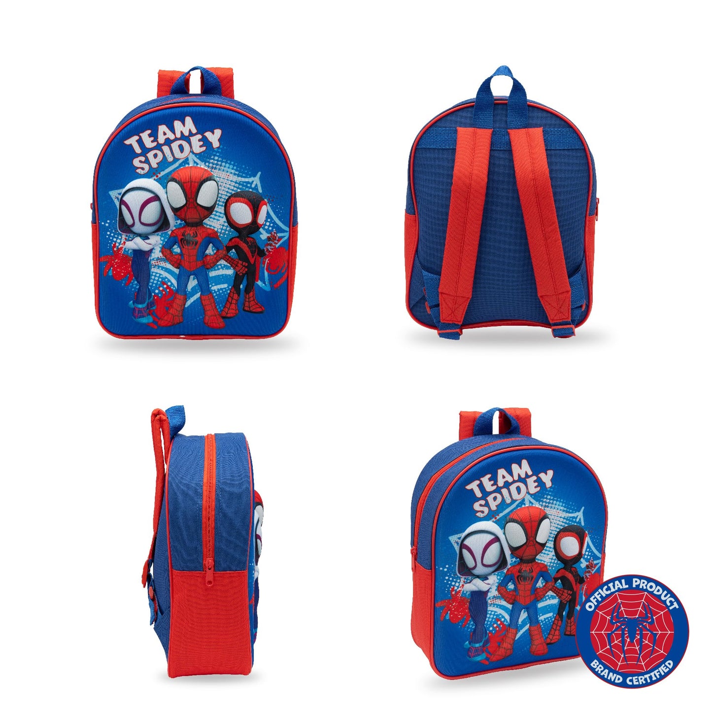 Marvel Spidey And His Amazing Friends Kids 3D Backpack Spiderman Childrens School Bag - My Little Legends