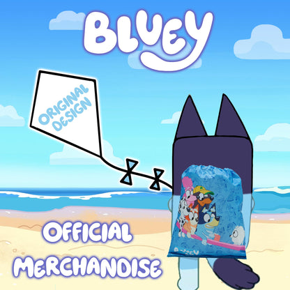 Bluey & Friends Drawstring Bag Kids PE Kit Gym Swim Bag For Boys & Girls School Trainer School Backpack - My Little Legends