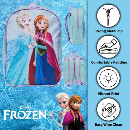 Disney Frozen Elsa & Anna Kids Backpack Childrens School Rucksack Travel Bag Girls - My Little Legends