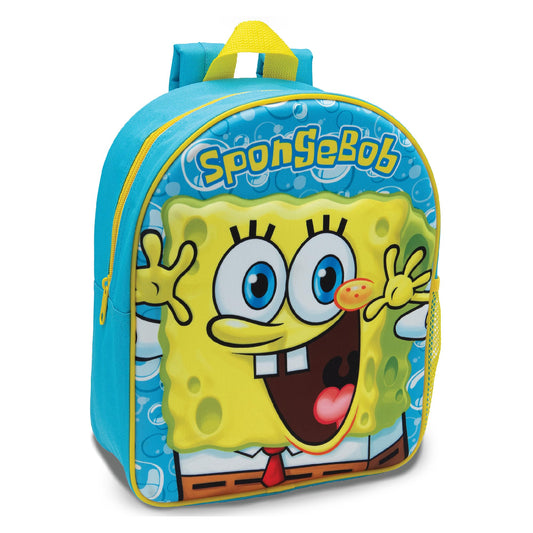 SPONGEBOB SQUAREPANTS Childrens 3D Backpack Kids School Bag Travel Lunch Rucksack - My Little Legends