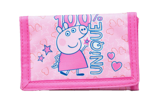 Peppa Pig Children's Pink Tri-Fold Wallet - My Little Legends
