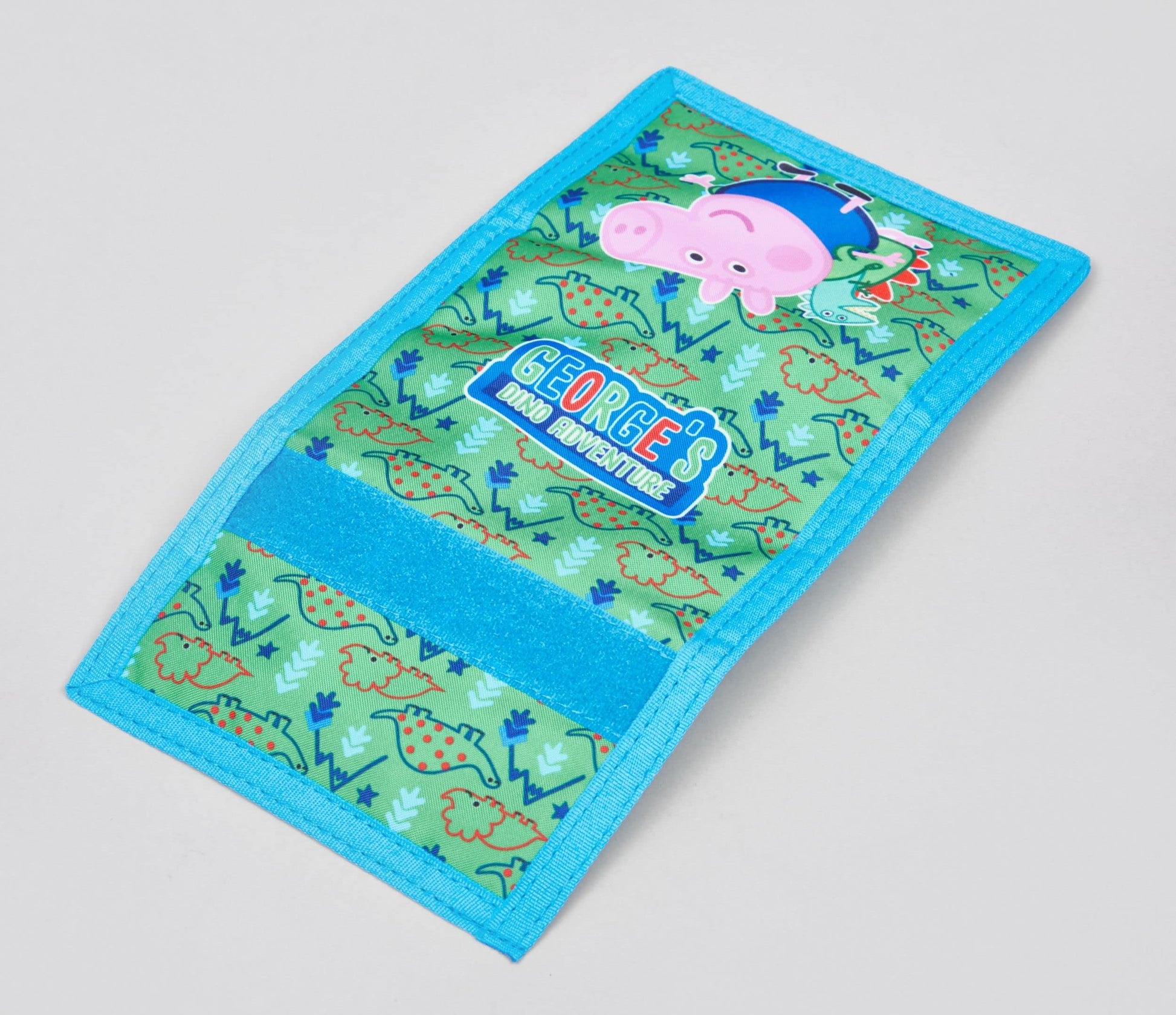 George Pig Children's Green Tri-Fold Wallet - My Little Legends