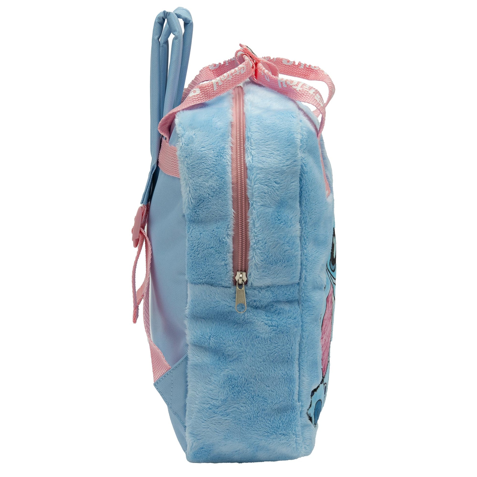 Disney Lilo and Stitch Girls Backpack Kids School Bag Childrens Faux Fur Rucksack - My Little Legends