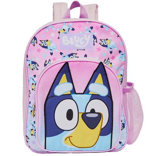 Bluey Backpack Kids School Bag Childrens Boys & Girls Nursery Rucksack - Pink - My Little Legends