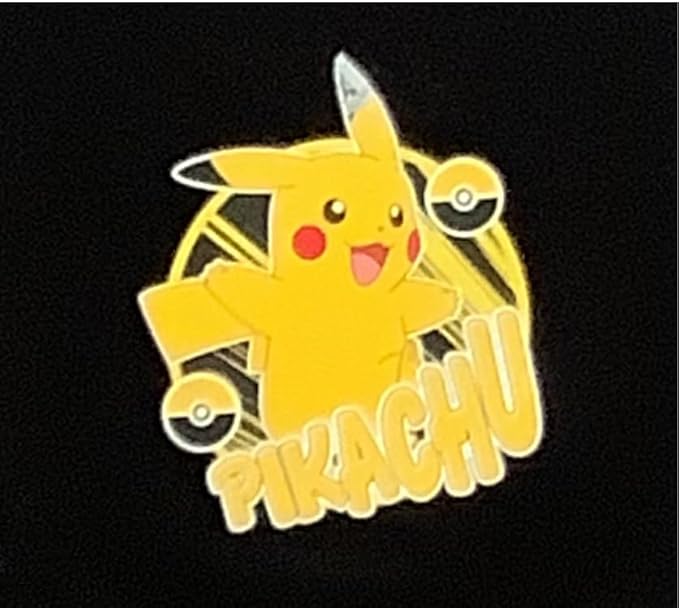Pokémon Boys Pyjamas featuring Pikachu, Kids 2 Piece Set PJ’s, Nightwear, Black/Yellow, Age 5-12 Years - My Little Legends