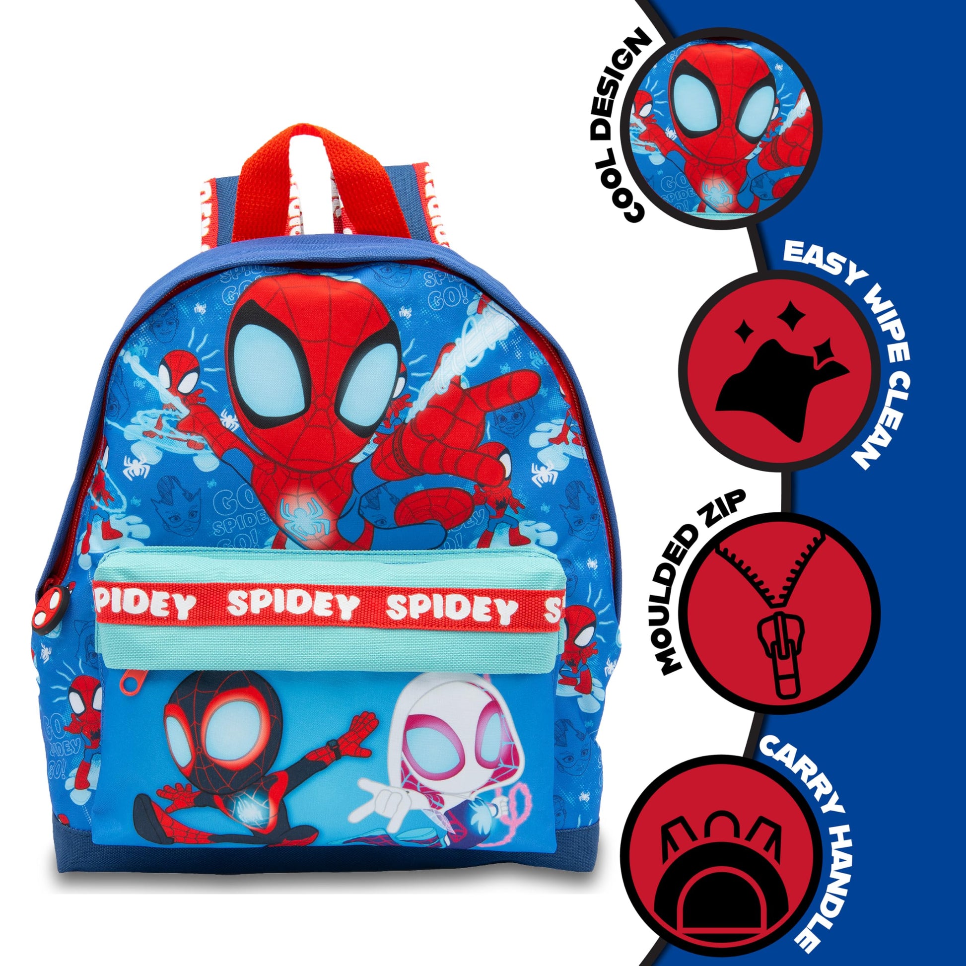 Marvel Spidey And His Amazing Friends Kids Backpack Spiderman Childrens School Bag Boys & Girls Rucksack - My Little Legends