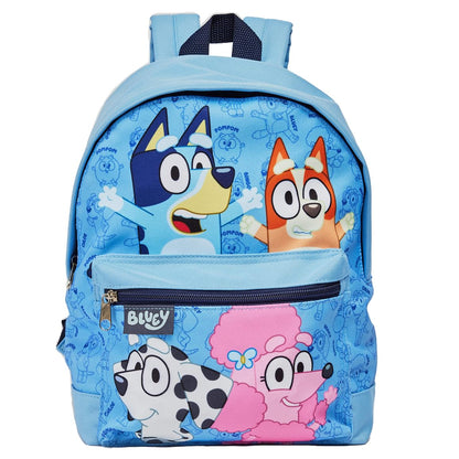 Bluey Backpack Kids School Bag Childrens Boys & Girls Nursery Rucksack, Bingo, Coco & Chloe Print - My Little Legends