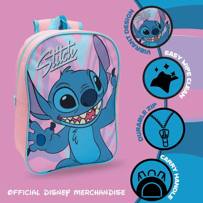 Disney Lilo & Stitch Girls Backpack Kids School Bag Childrens Rucksack - My Little Legends