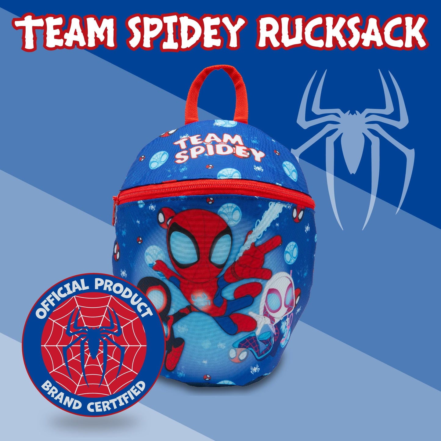 Marvel Spidey And His Amazing Friends Kids Backpack with Reins and Harness Toddler Bag Spiderman Ages 1-3 Years - My Little Legends