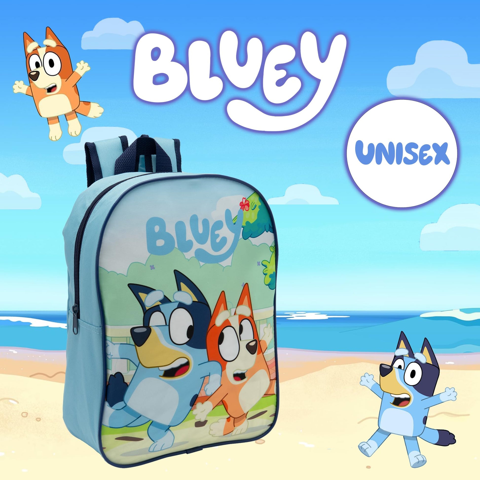 Bluey & Bingo Backpack Kids School Bag Childrens Boys & Girls Nursery Rucksack - My Little Legends