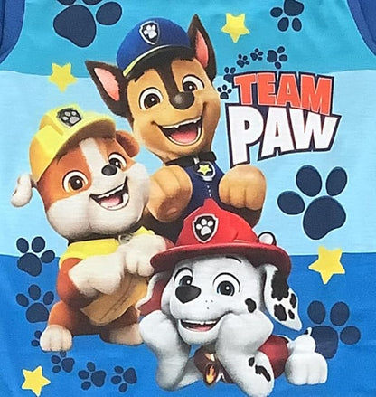 Paw Patrol Boys Pyjamas, 2 Piece Set featuring Chase, Marshall & Rubble, Blue Age 18 Months - 5 Years - My Little Legends