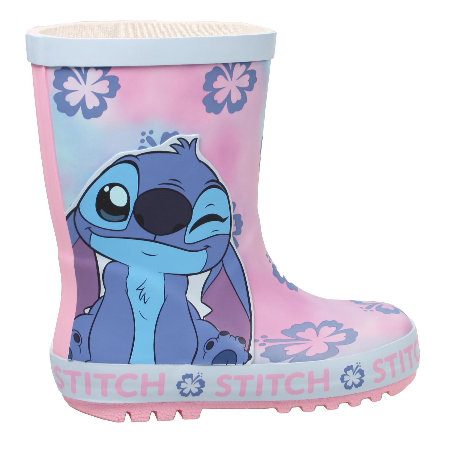 Disney Stitch Kids Wellies Childrens Rubber Wellington Rain Boots Girls Snow Welly - My Little Legends
