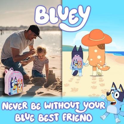 Bluey & Bingo Backpack Kids Girls School Bag Nursery Rucksack - My Little Legends