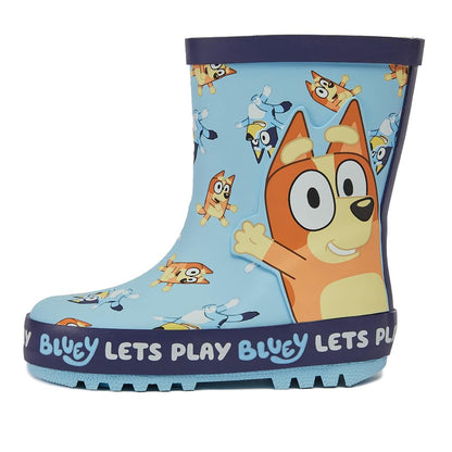 Bluey Kids Wellies Childrens Rubber Wellington Rain Boots Girls Boys Snow Welly - My Little Legends