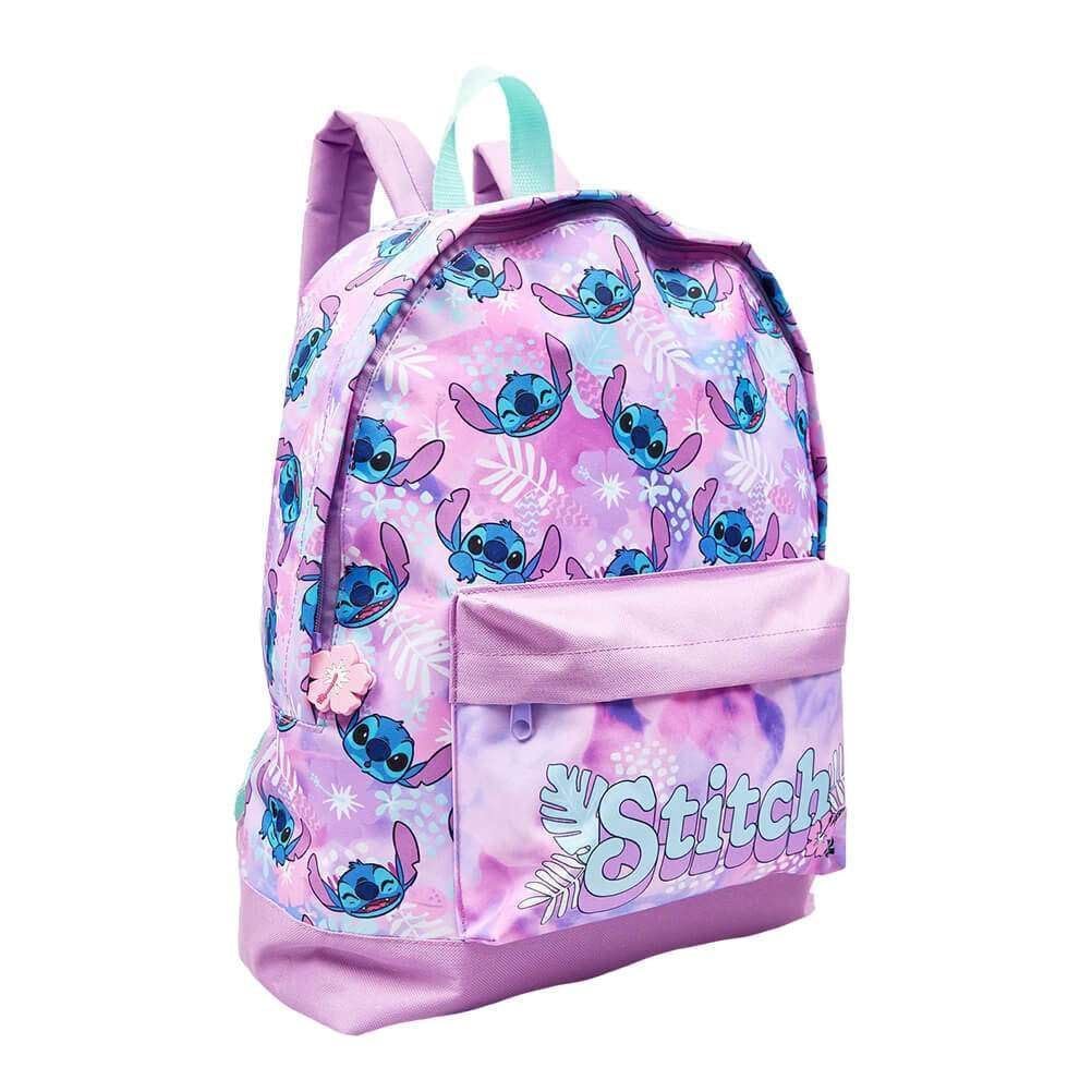 Disney Stitch Childrens Backpack Kids School Bag Roxy Girls Rucksack - Purple - My Little Legends