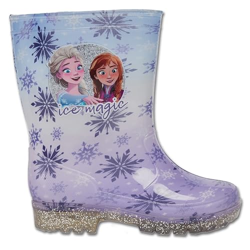 Disney Frozen Girls Wellies Elsa & Anna Kids Welly Childrens Wellington Boots - My Little Legends