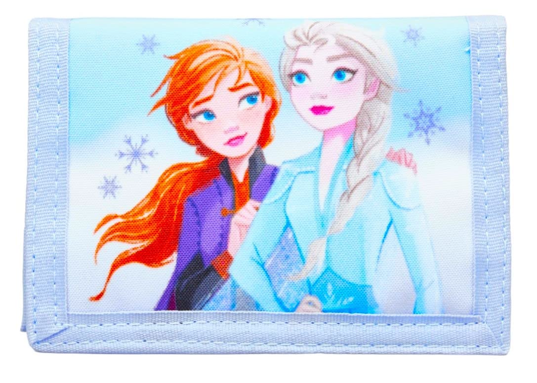 William Lamb Girl's Frozen Believe in The Journey Tri-Fold Wallet, Blue, One Size - My Little Legends