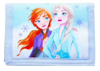 William Lamb Girl's Frozen Believe in The Journey Tri-Fold Wallet, Blue, One Size - My Little Legends