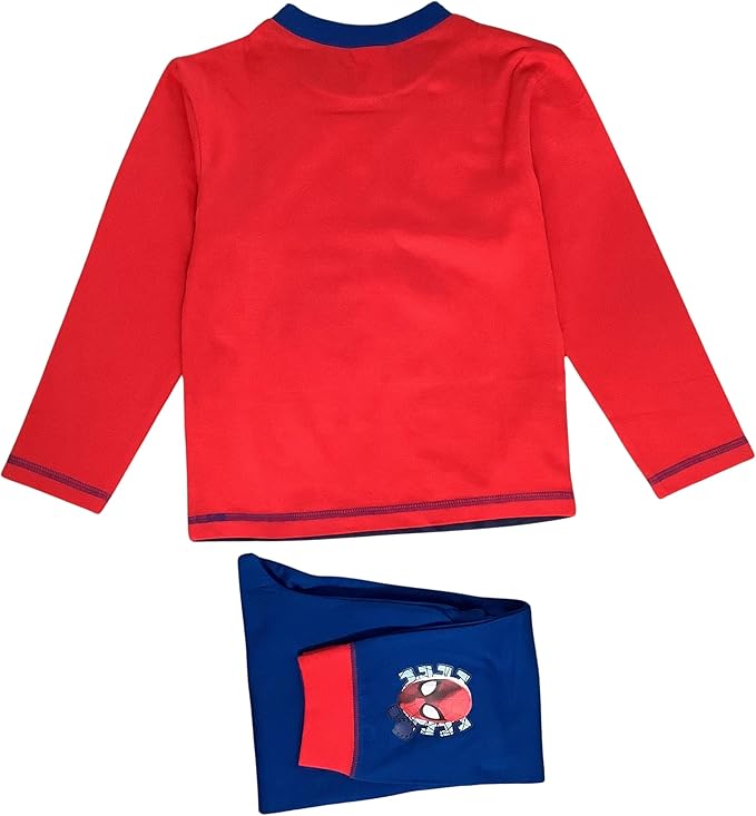 Marvel Spider-Man Boys The Amazing Spider-Man Pyjamas Character Nightwear, Blue/Red, Age 4-10 Years - My Little Legends