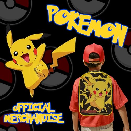 Pokemon Backpack Kids School Bag Boys Girls Nursery Rucksack Pikachu Pokeball - My Little Legends