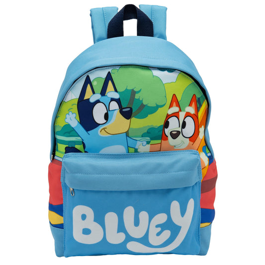 Bluey & Bingo Backpack Kids School Bag With Front Pocket Childrens Boys & Girls Nursery Rucksack - My Little Legends