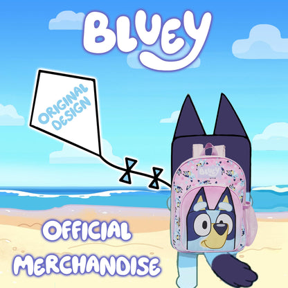 Bluey Backpack Kids School Bag Childrens Boys & Girls Nursery Rucksack - Pink - My Little Legends