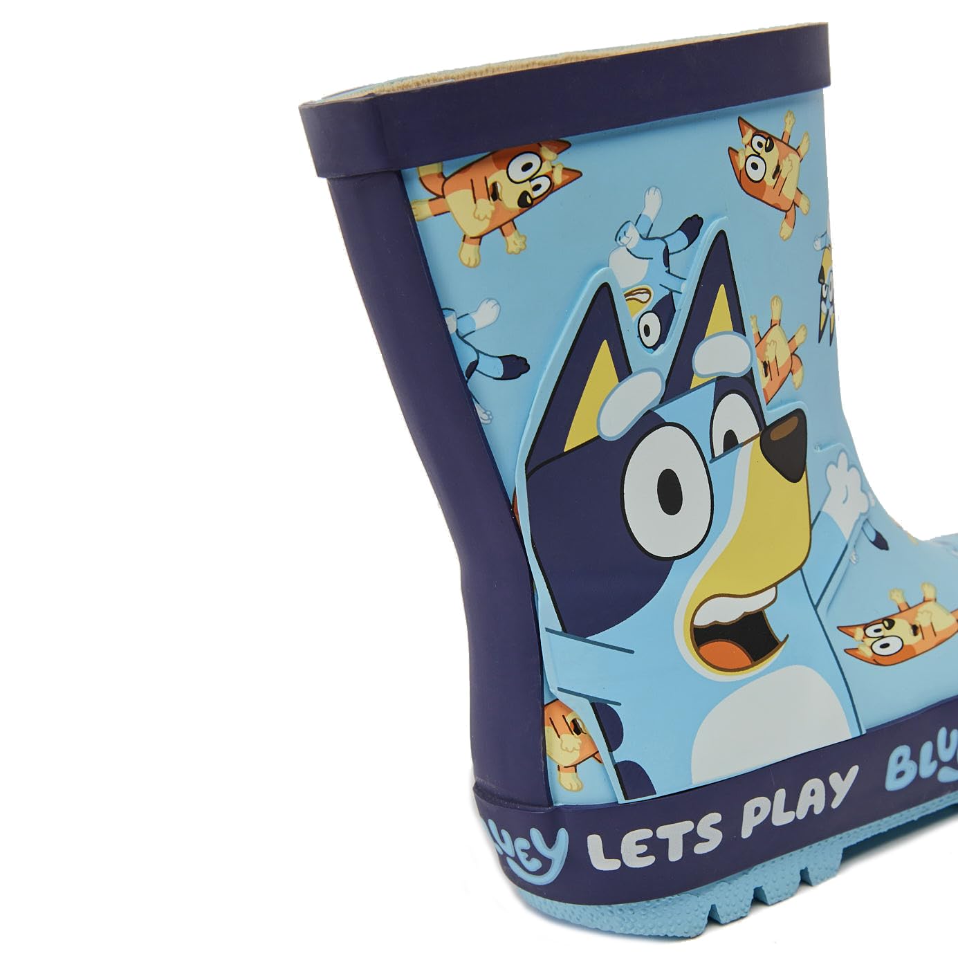 Bluey Kids Wellies Childrens Rubber Wellington Rain Boots Girls Boys Snow Welly - My Little Legends