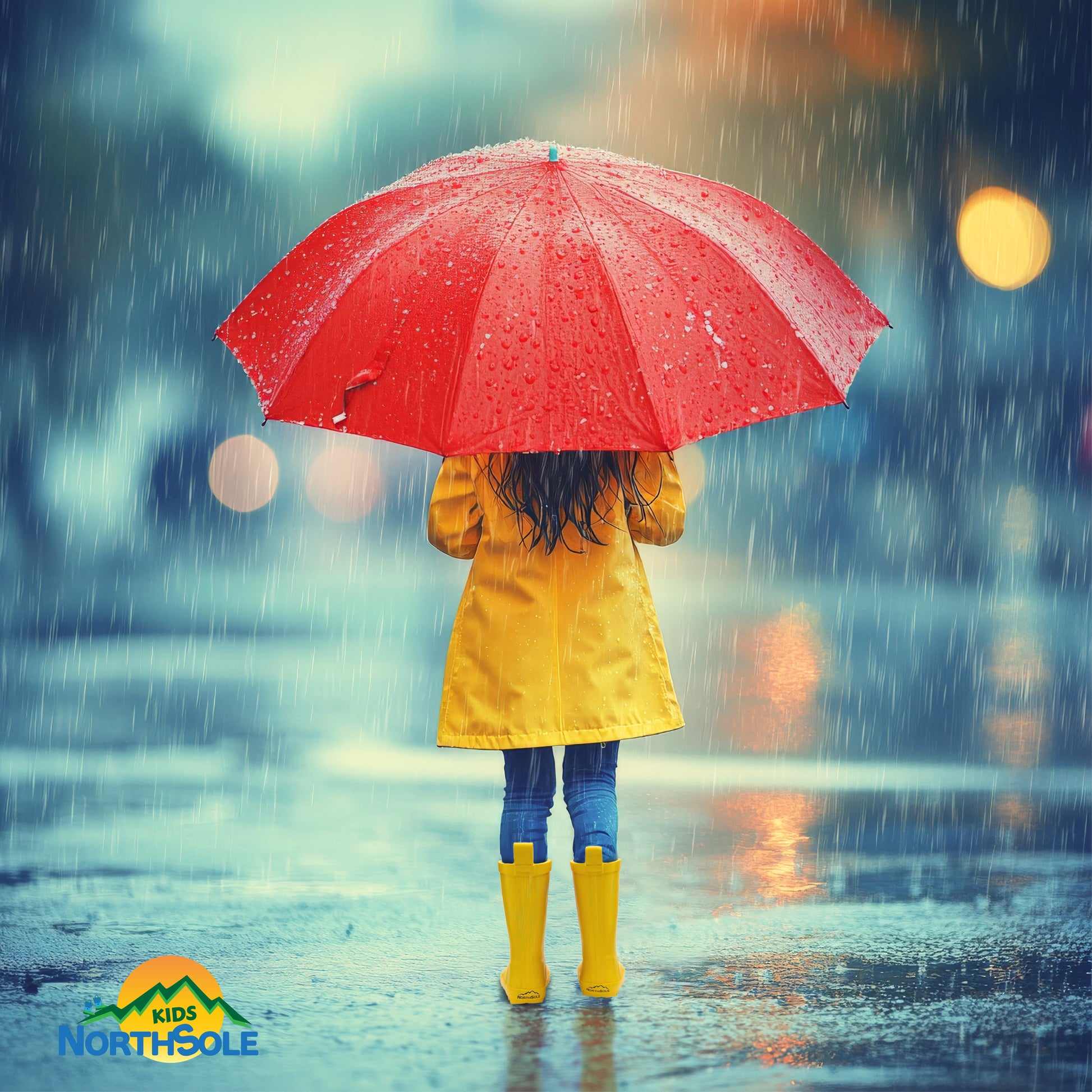 NorthSole Kids Wellies Boys & Girls Rubber Wellington Boots Childrens Welly Sizes 9-2 - My Little Legends