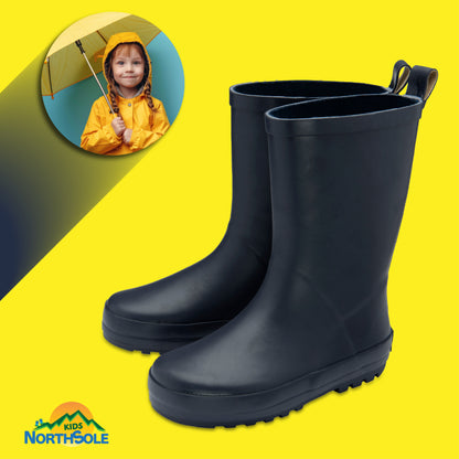NorthSole Kids Wellies Boys & Girls Rubber Wellington Boots Childrens Welly Sizes 9-2 - My Little Legends