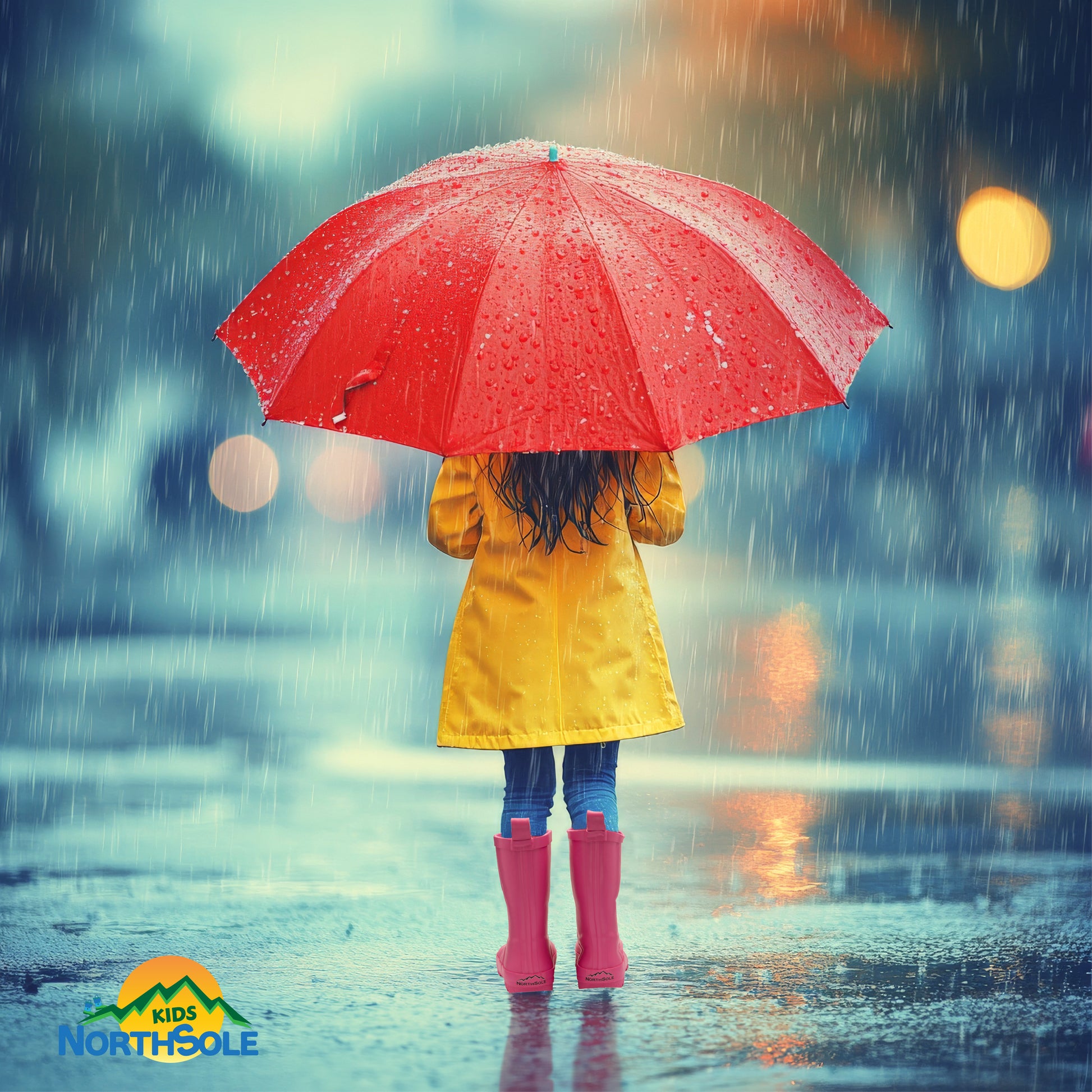 NorthSole Kids Wellies Boys & Girls Rubber Wellington Boots Childrens Welly Sizes 9-2 - My Little Legends