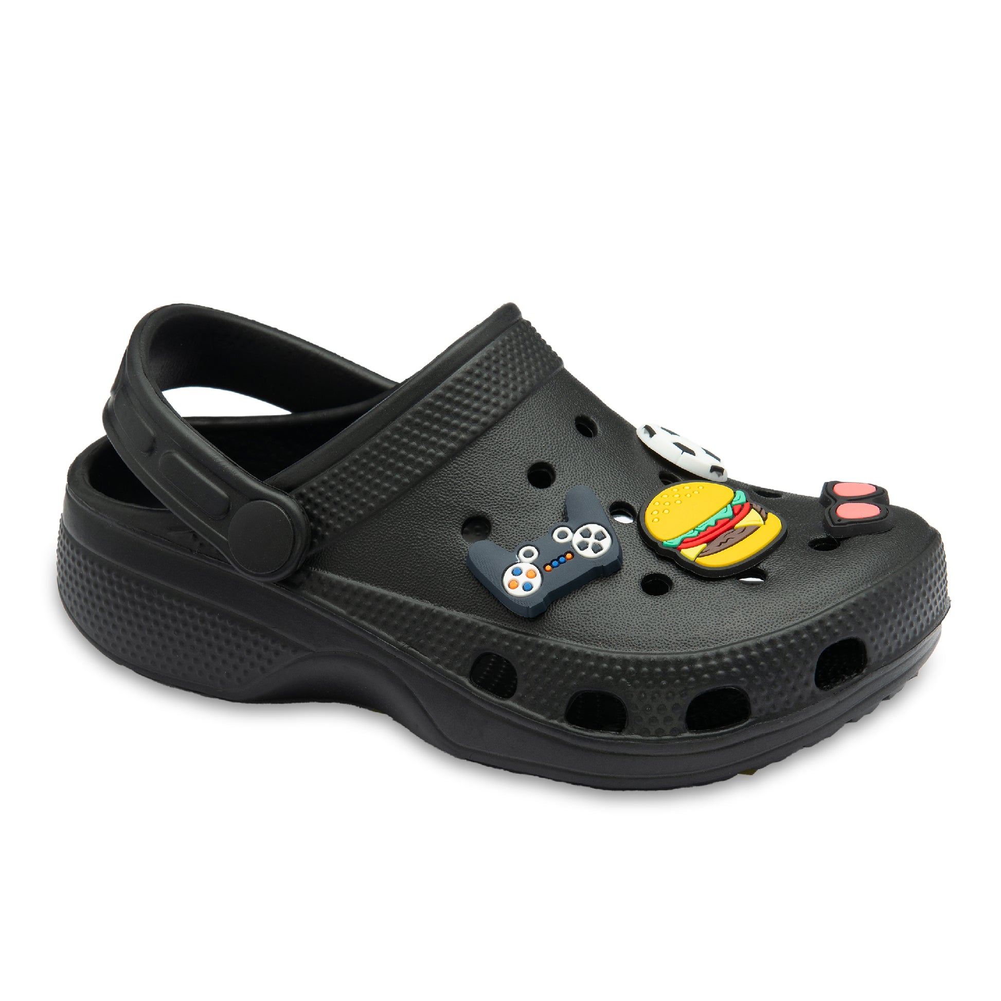 NorthSole Boys Clogs Childrens Sandals with Removable Charms Kids Beach Pool Shoes - My Little Legends