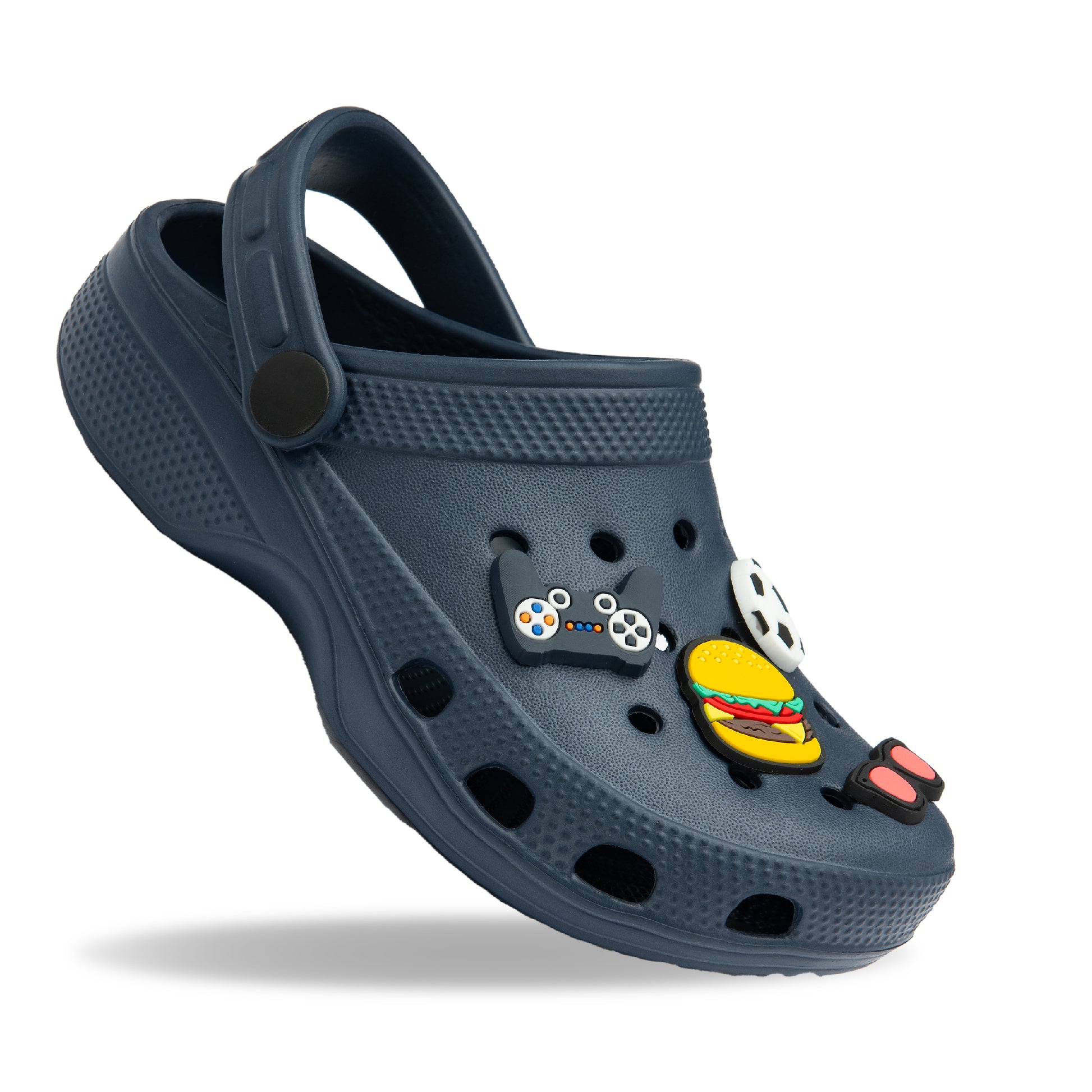 NorthSole Boys Clogs Childrens Sandals with Removable Charms Kids Beach Pool Shoes - My Little Legends